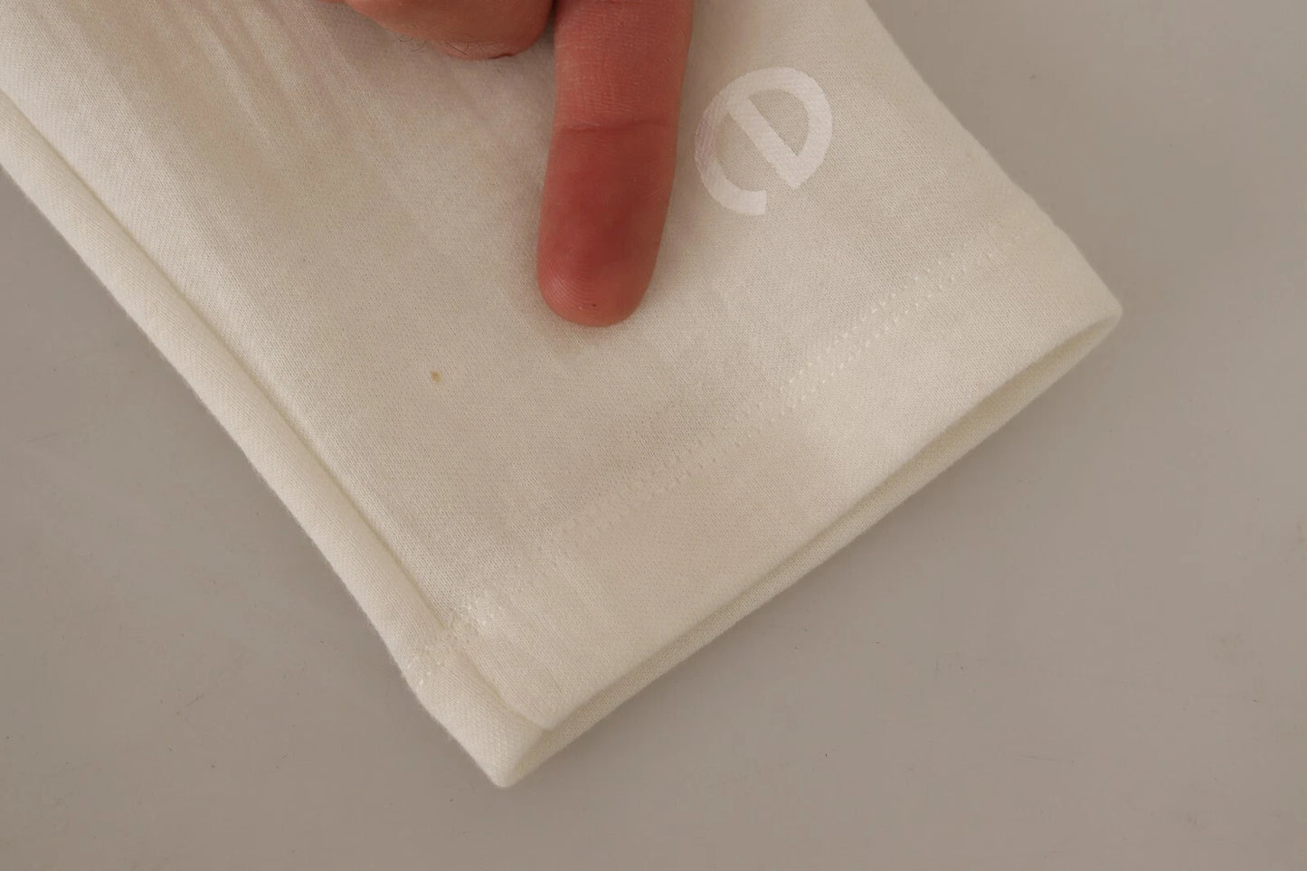 PINKO Beige Logo Long Sleeve Cropped Pullover Sweater