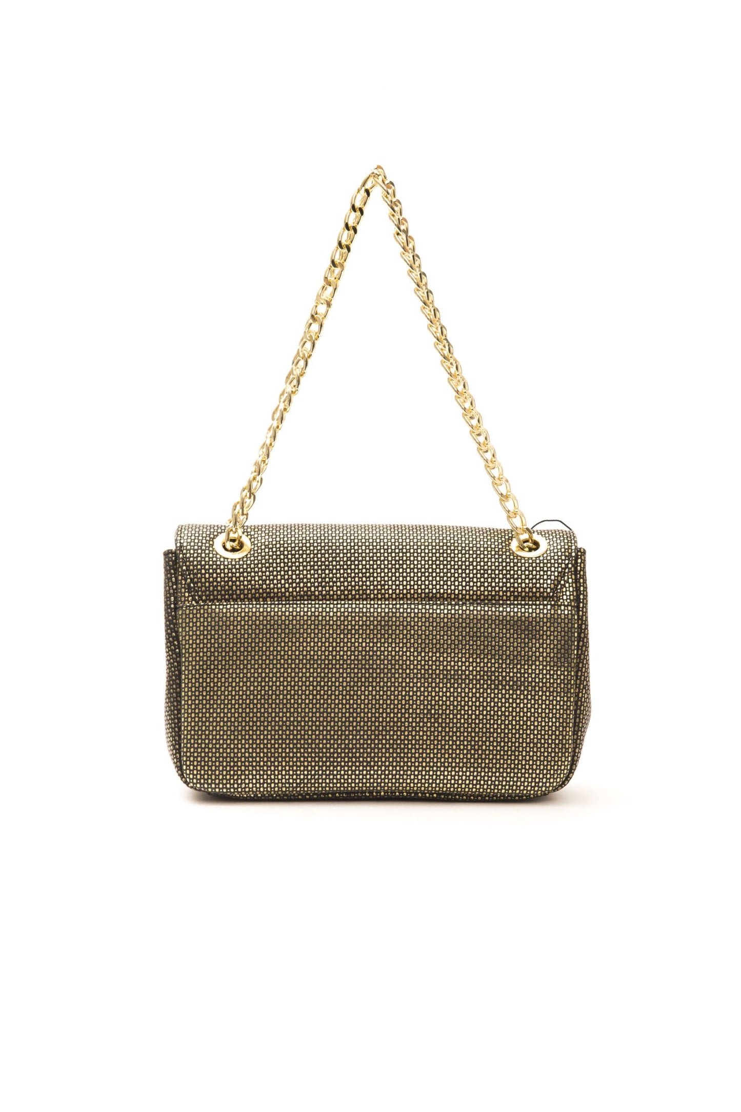 Sac bandoulière Pompei Donatella en cuir noir pour femme