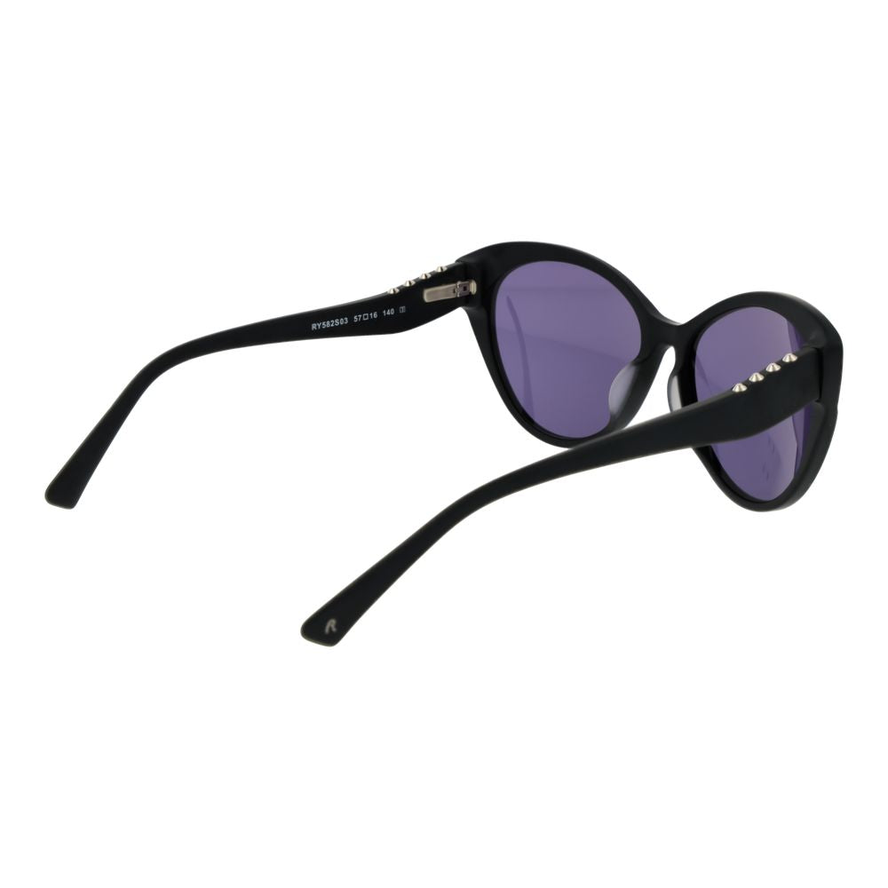 Replay Black Plastic Sunglasses