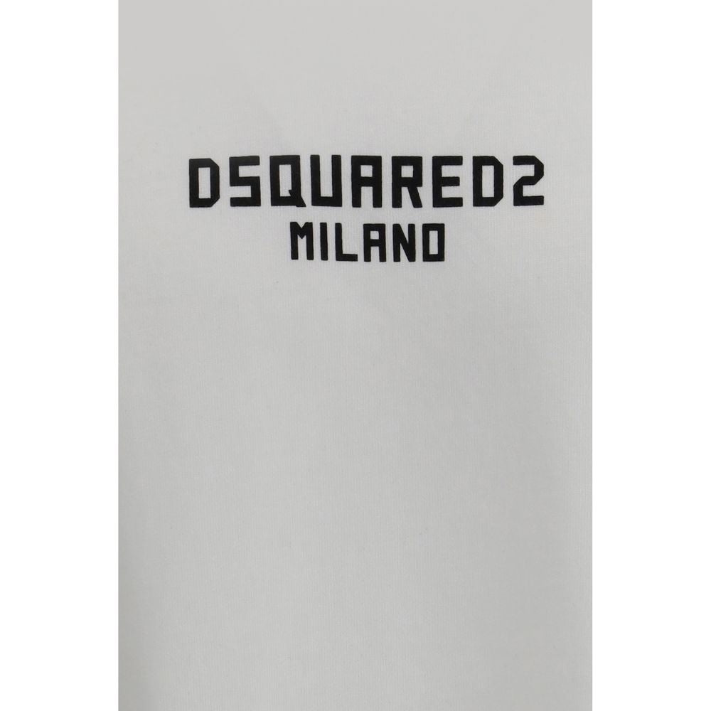 T-shirt en coton blanc Dsquared²