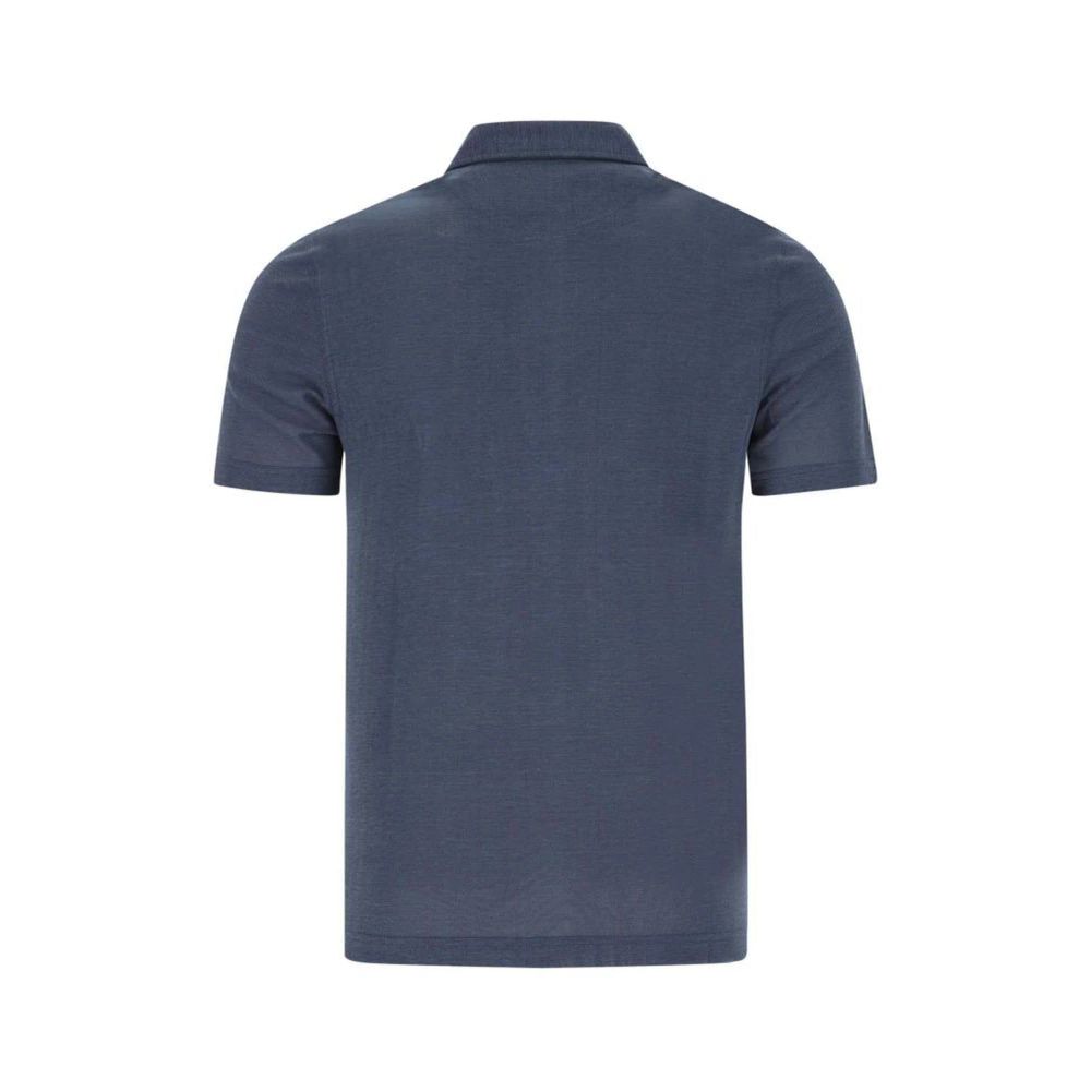 Fedeli blauw katoenen T-shirt