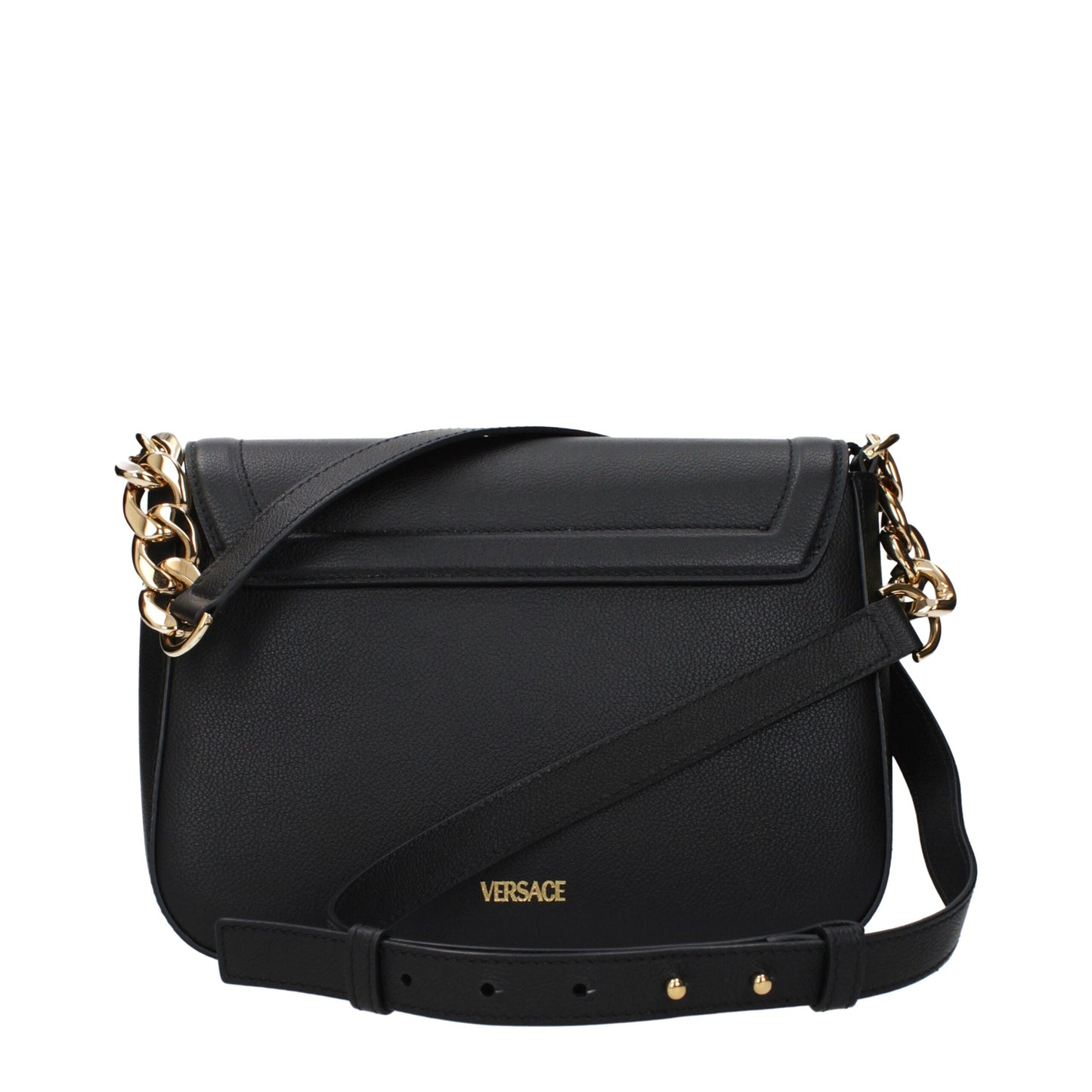 Sac bandoulière Versace en cuir noir