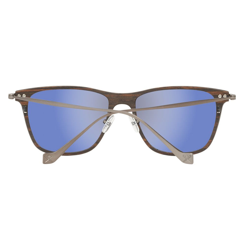Lunettes de soleil en métal gris Hackett HSB86310155