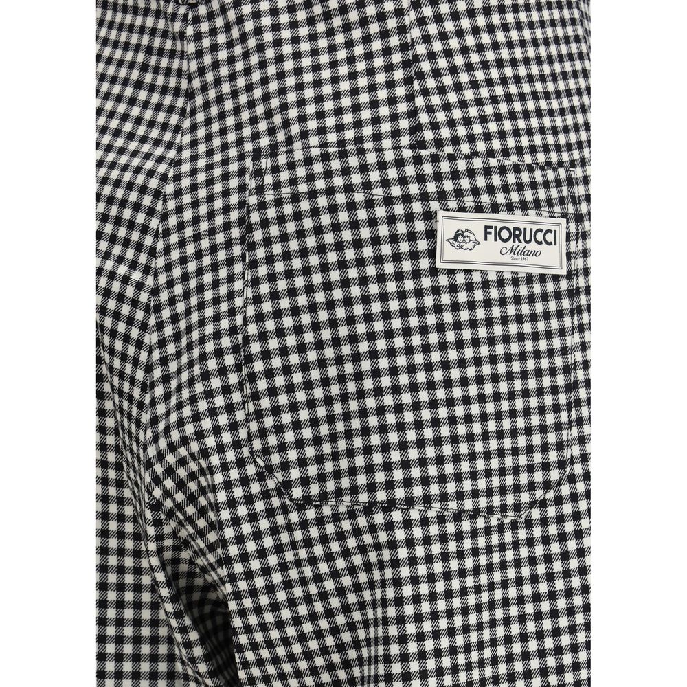 Pantalon décontracté en laine polaire multicolore Fiorucci