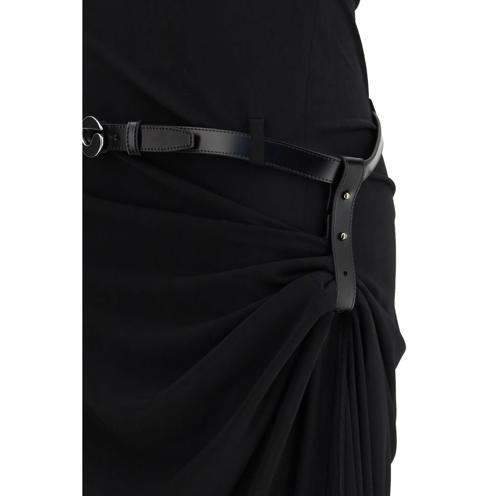 Robe de cocktail Coperni en polyester noir