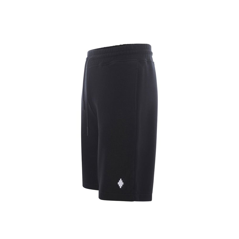 Marcelo Burlon zwarte katoenen shorts