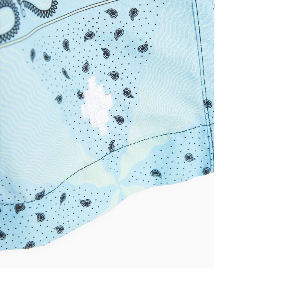 Short bicolore en polyamide Marcelo Burlon