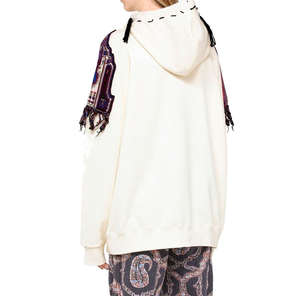 Sweat-shirt blanc en coton Etro