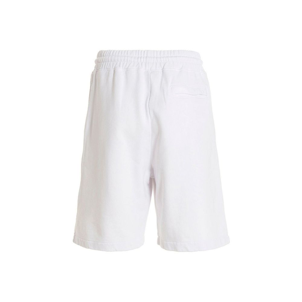 Marcelo Burlon witte katoenen shorts