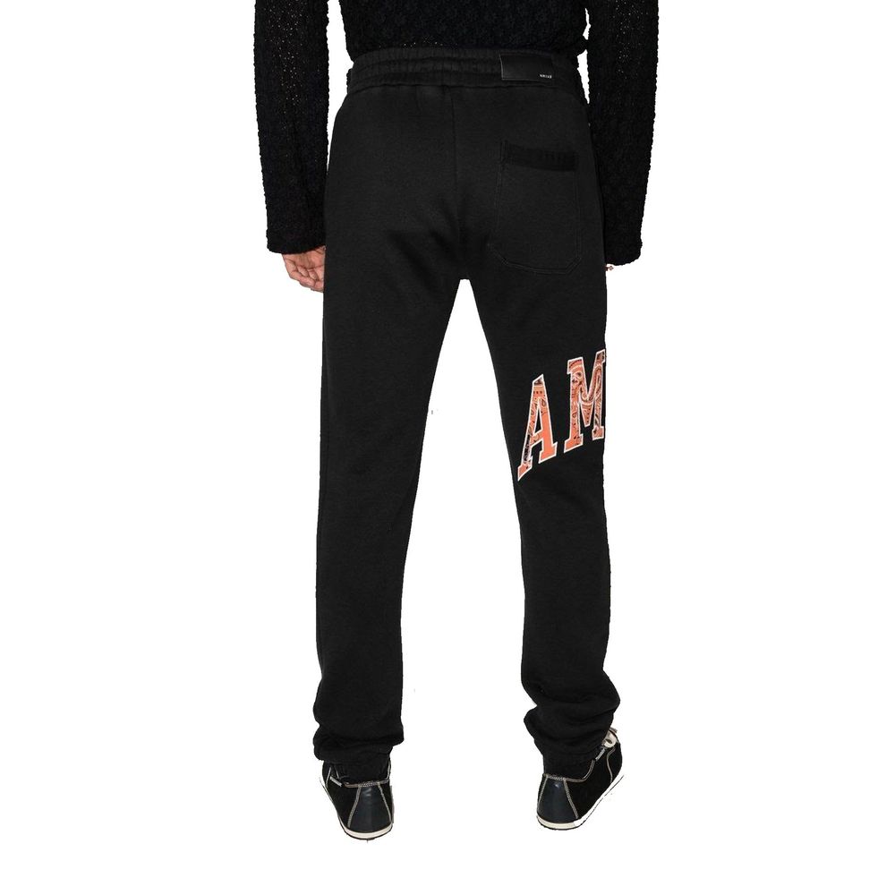 Pantalon de jogging en coton noir Amiri (pantalon de sport)