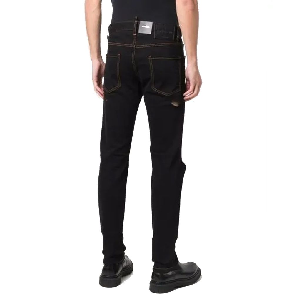 Dsquared² Zwarte Katoenen Jeans Denim
