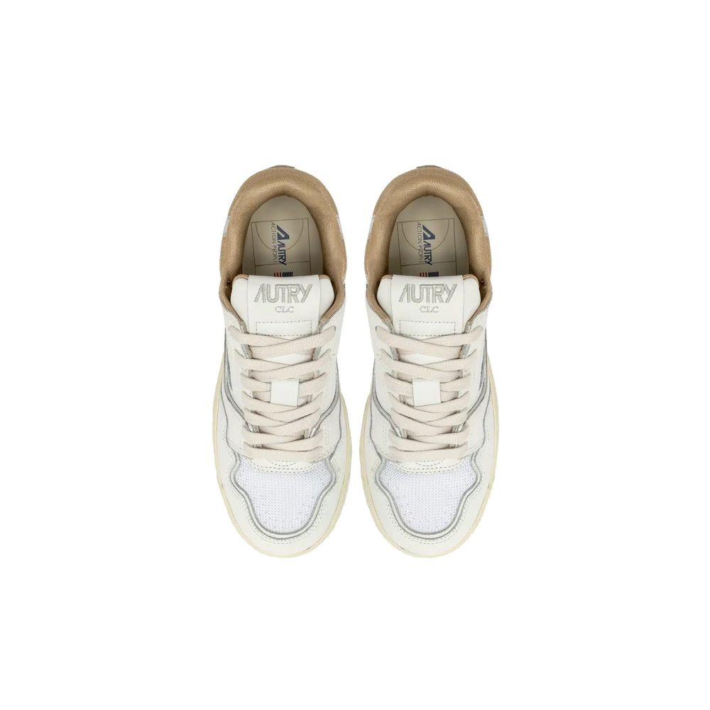 Sneakers basses en cuir blanc Autry