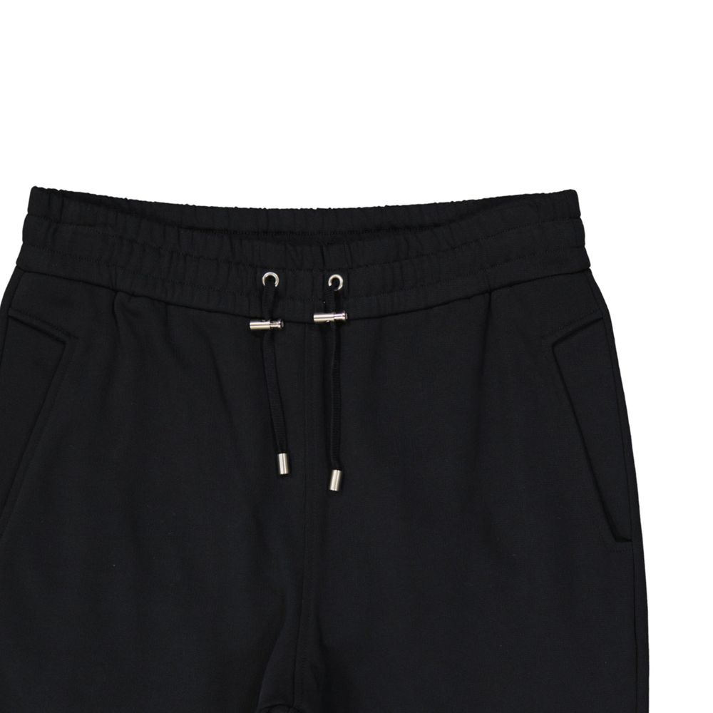 Pantalon de jogging Balmain en coton noir (pantalon de sport)