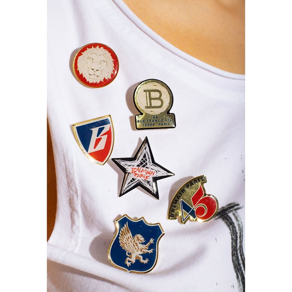 T-shirt Balmain en coton blanc