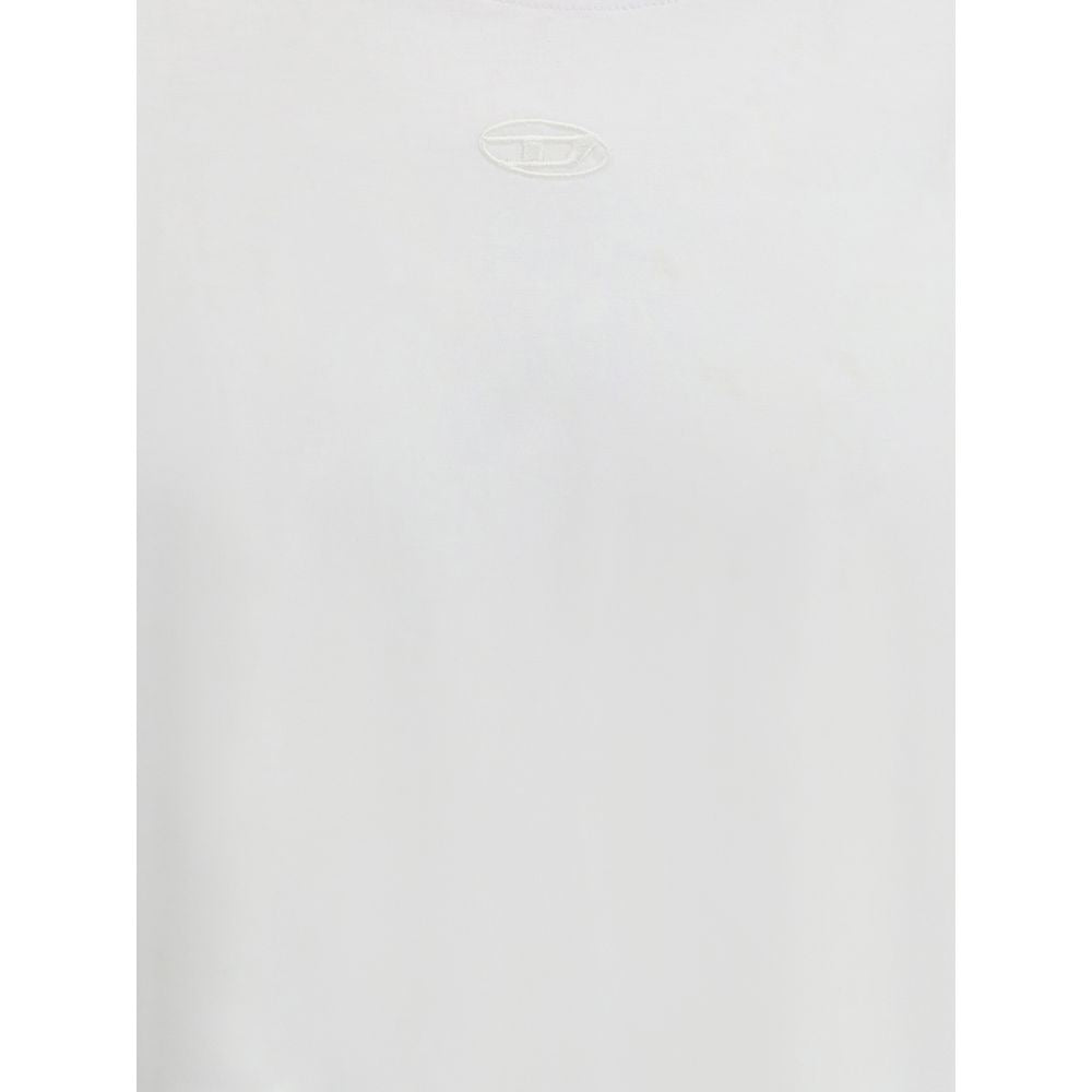 T-shirt blanc en coton Diesel