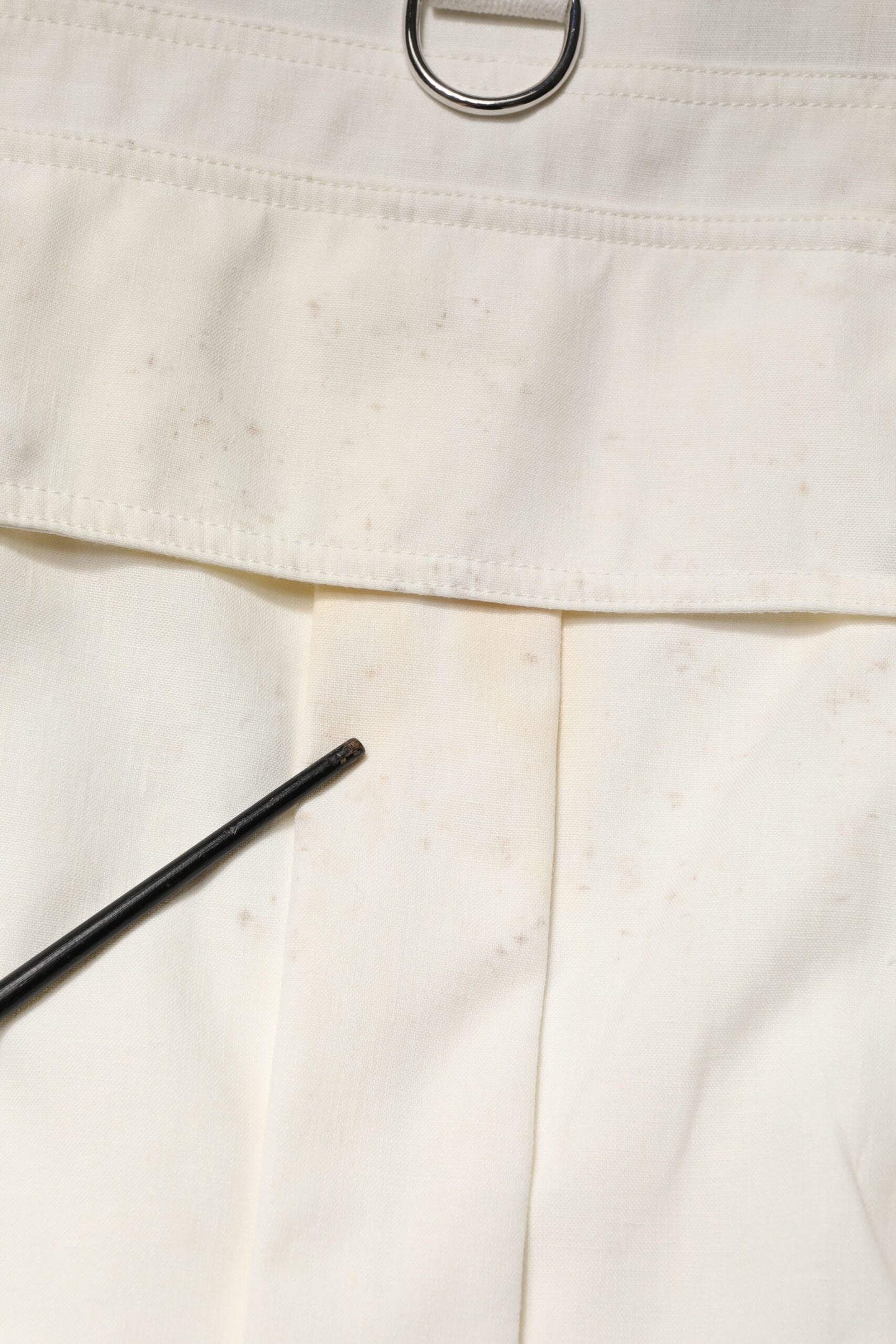 Dolce & Gabbana Veste cargo sans manches en coton blanc pour homme