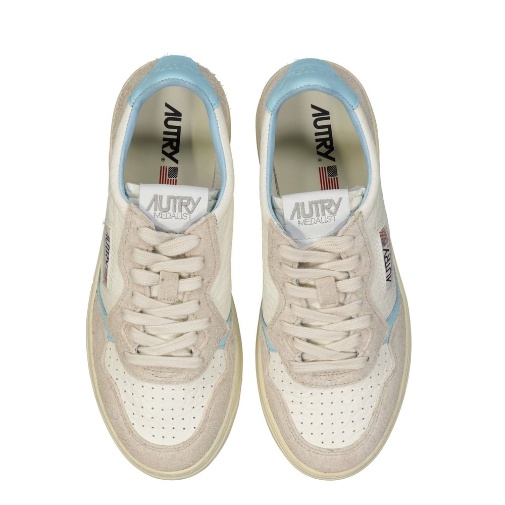 Sneakers basses en cuir blanc Autry