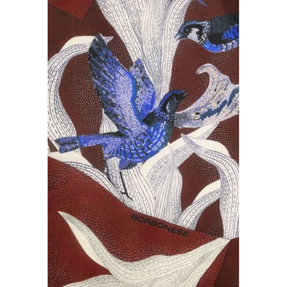 Borbonese rode zijden damessjaal