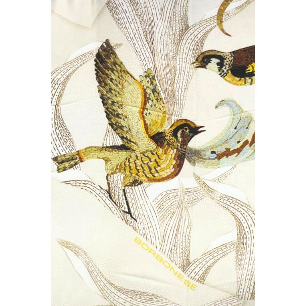 Borbonese witte zijden damessjaal