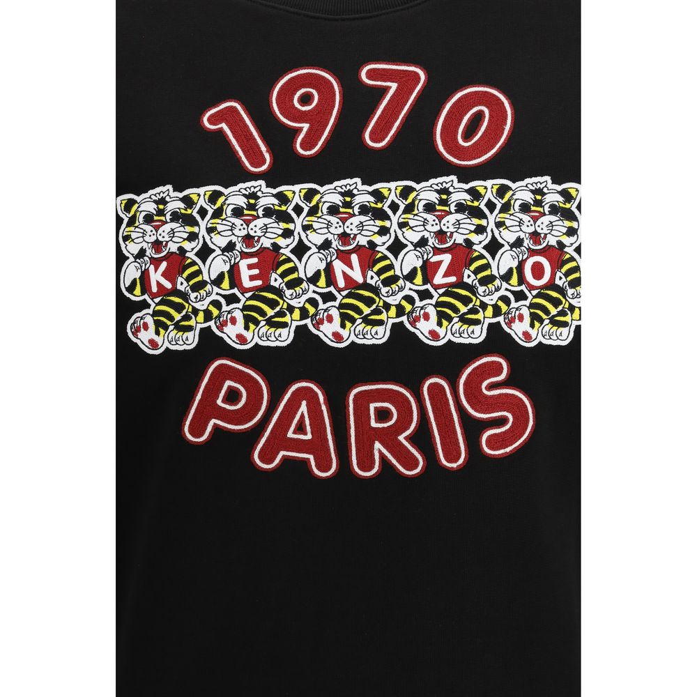 Sweat-shirt Kenzo en coton noir