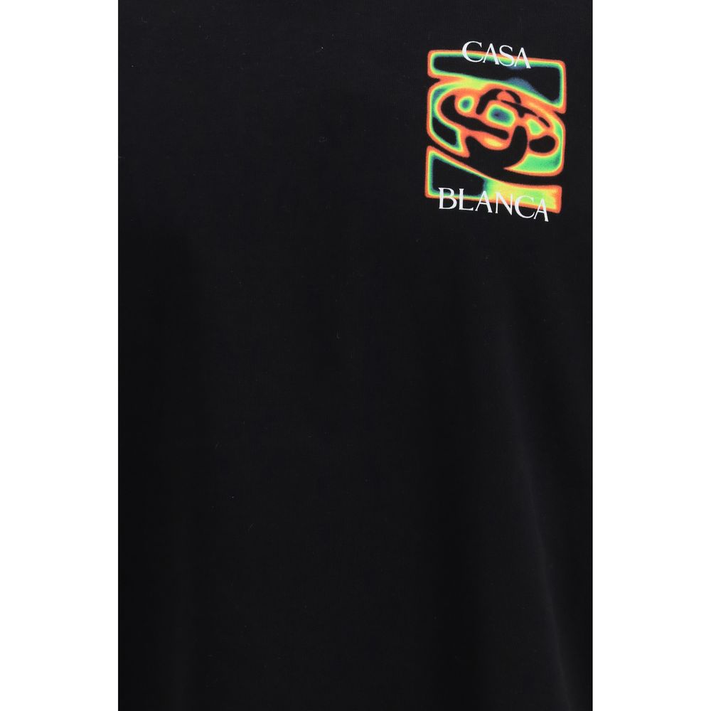 Casablanca Zwart Katoenen T-shirt