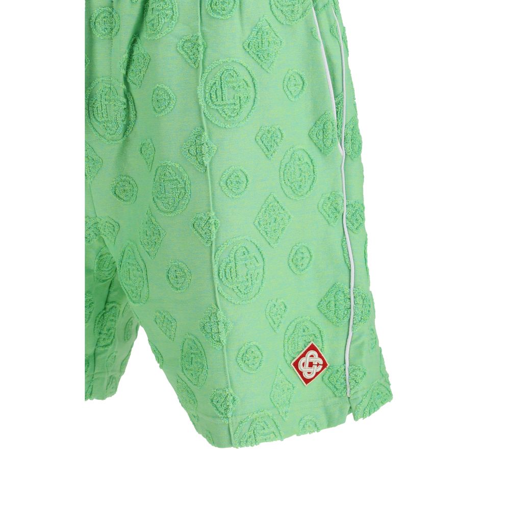 Casablanca tweekleurige katoenen bermudashorts