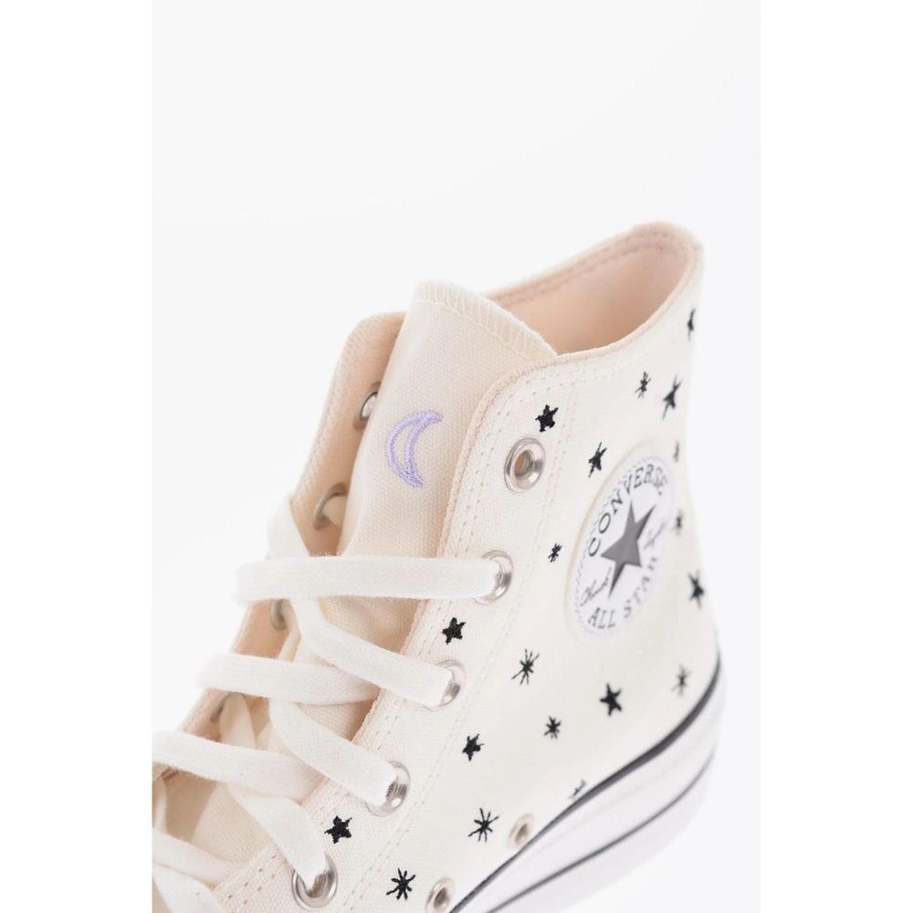 Baskets montantes Converse en toile noire et blanche