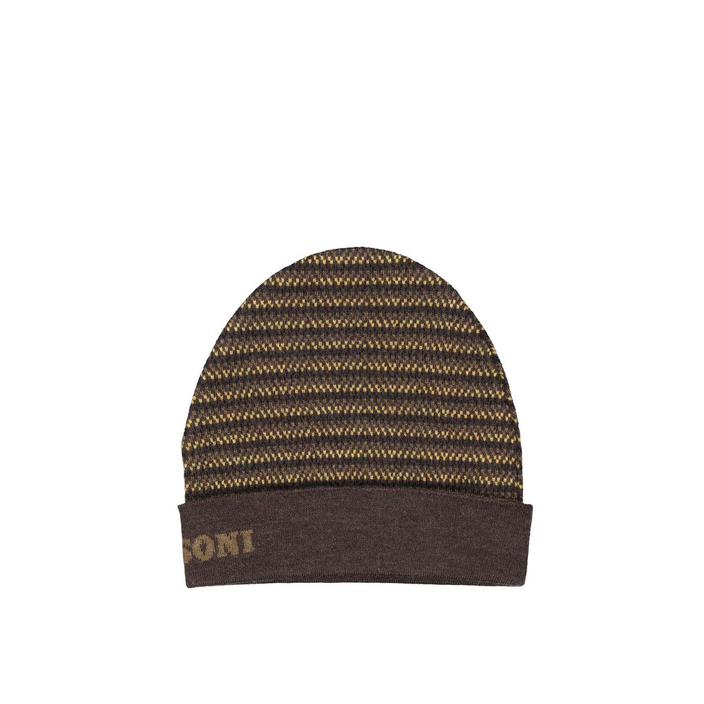 Missoni bruine wollen muts