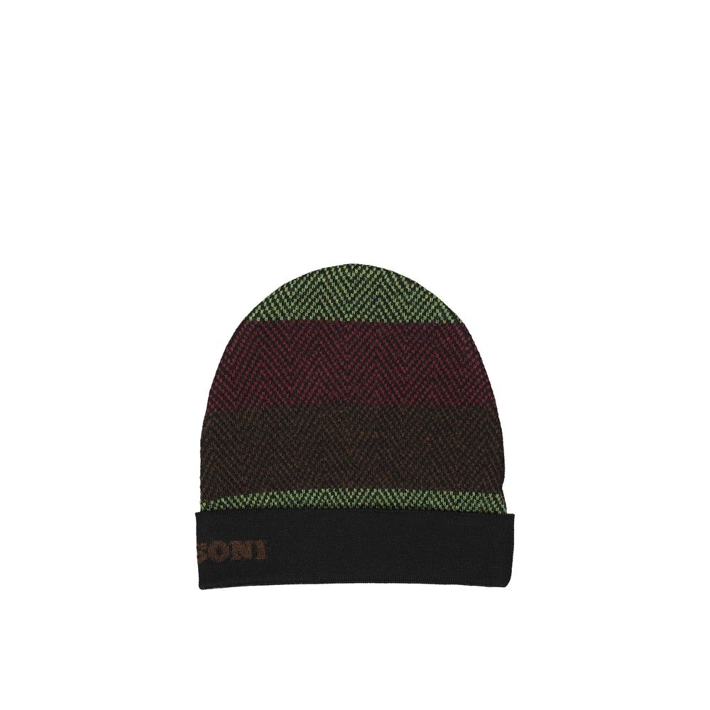 Missoni zwarte wollen muts
