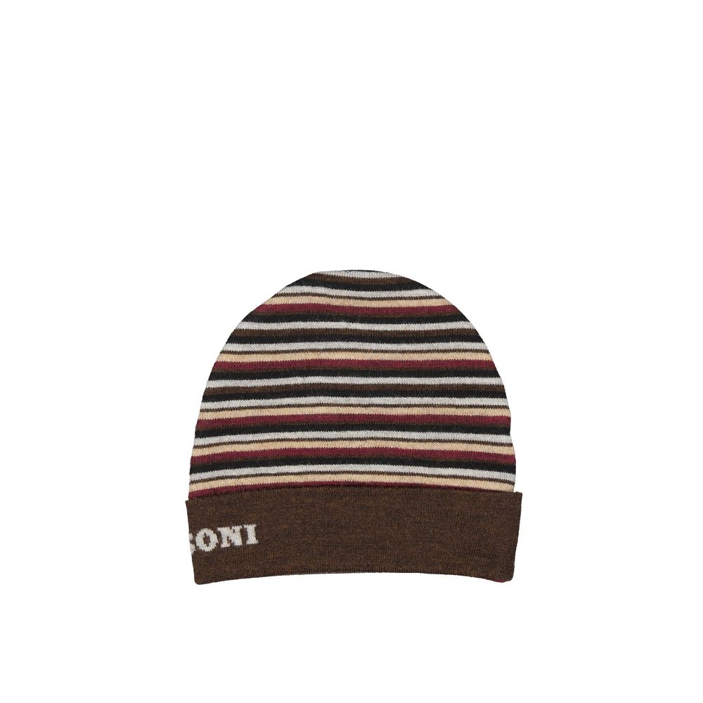 Missoni bruine wollen muts