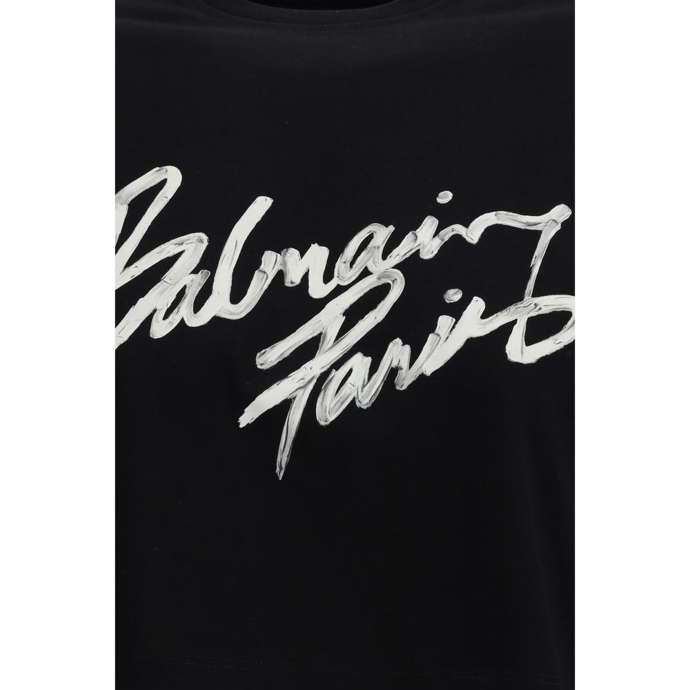 T-shirt Balmain en coton noir