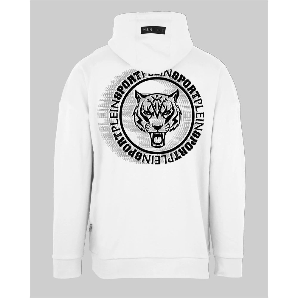 Plein Sport wit katoenen sweatshirt