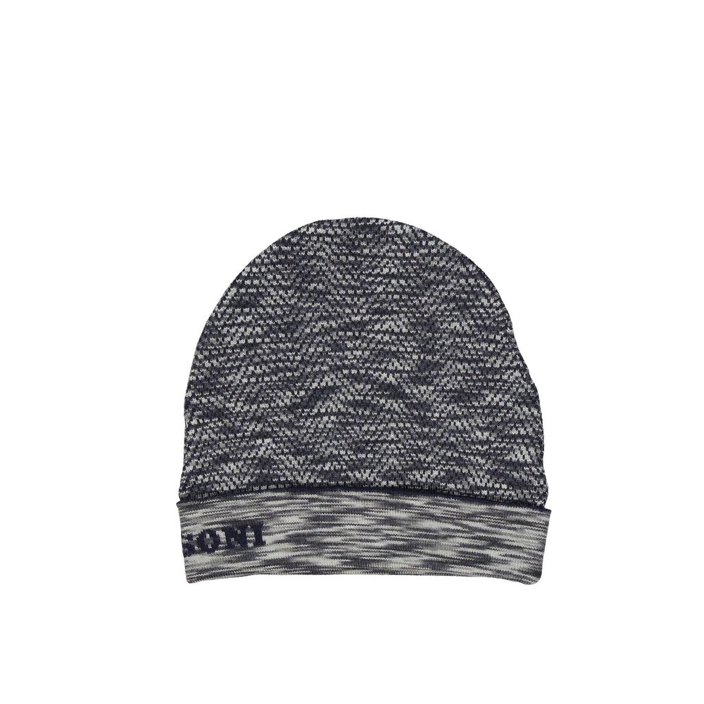 Bonnet en laine grise Missoni