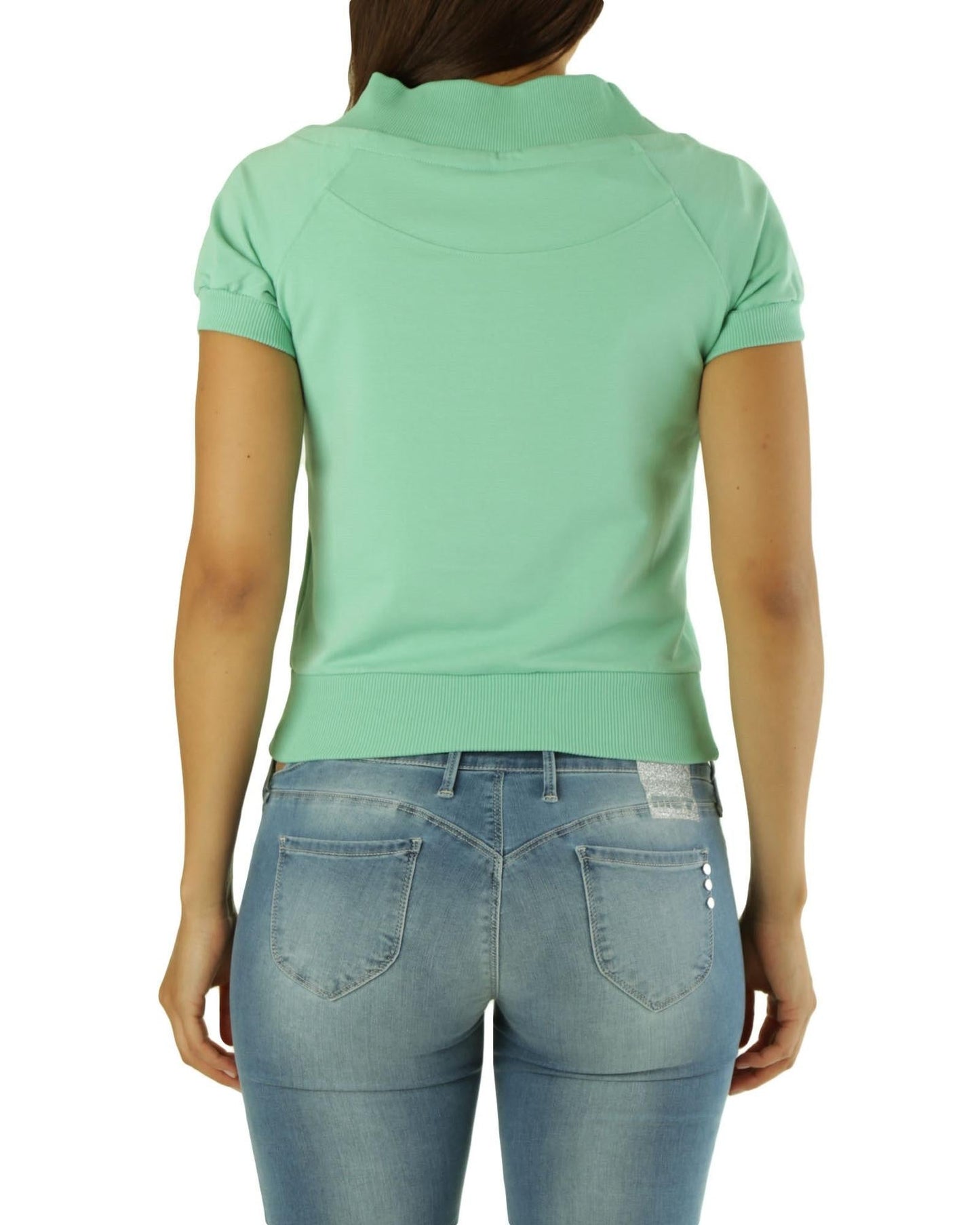T-shirt bicolore en coton Met
