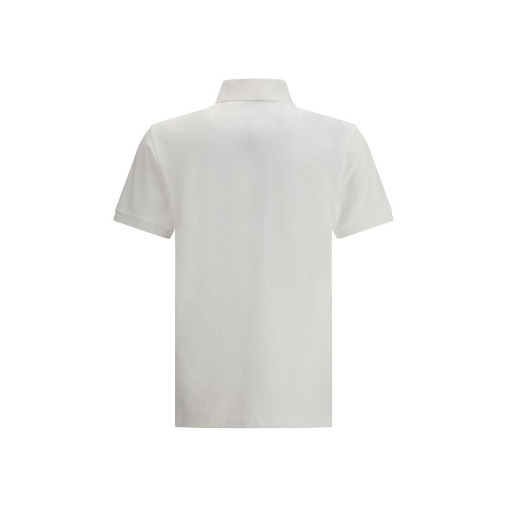 Polo blanc en coton Etro