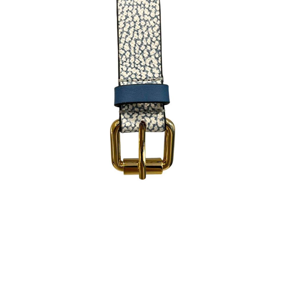Ceinture femme en polyvinyle bleu bourguignon