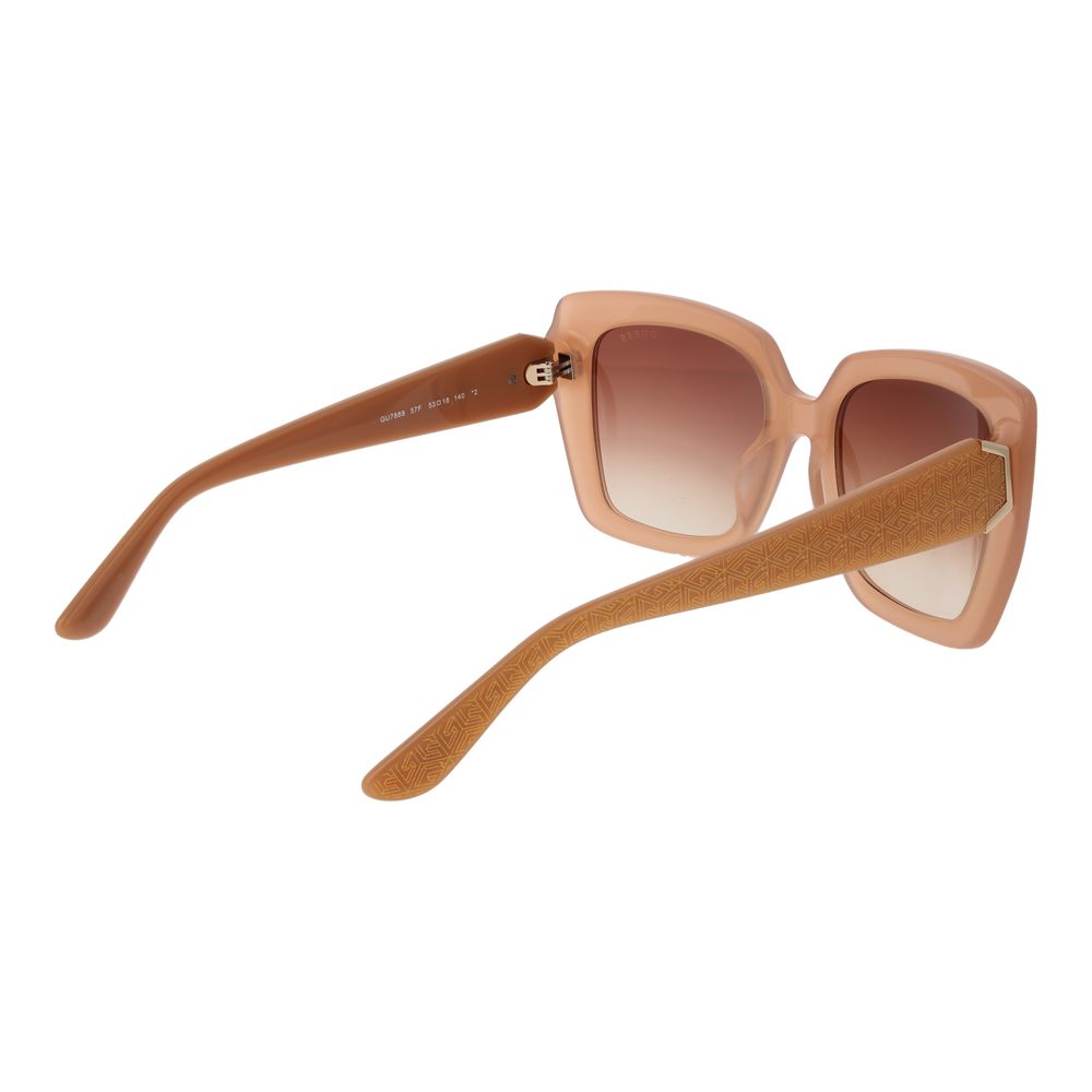 Lunettes de soleil Guess en acétate beige