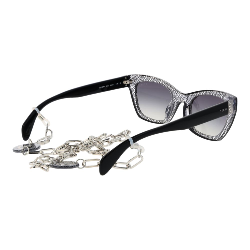 Lunettes de soleil Guess en plastique noir