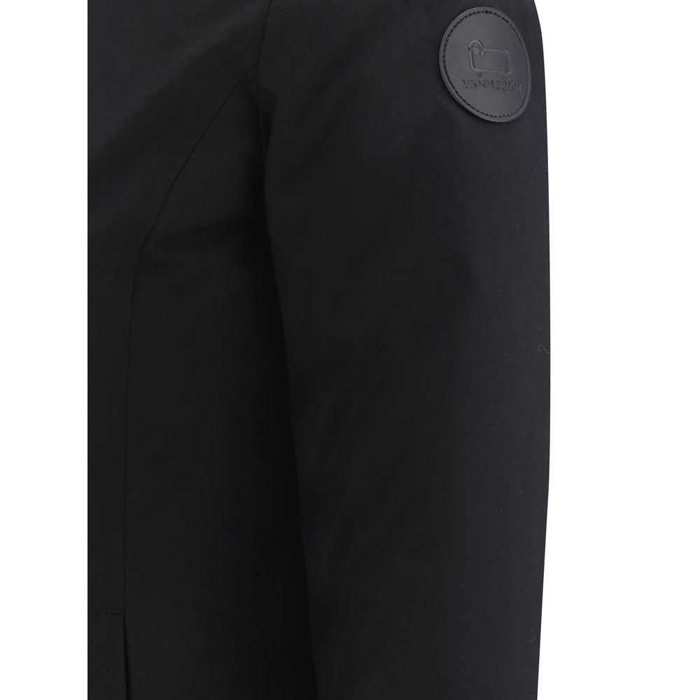 Parka en nylon noir Woolrich