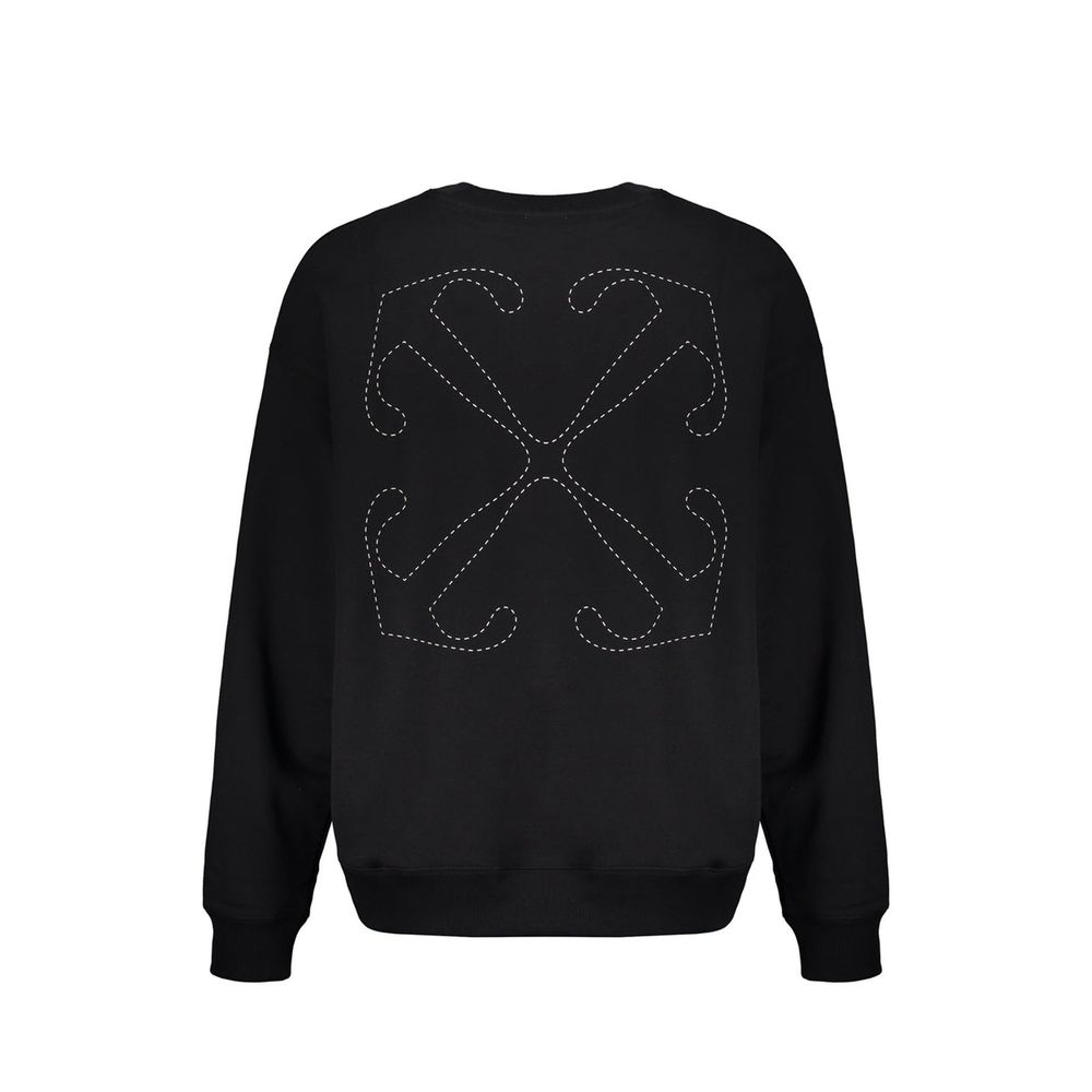 Sweat-shirt Off-White en coton noir