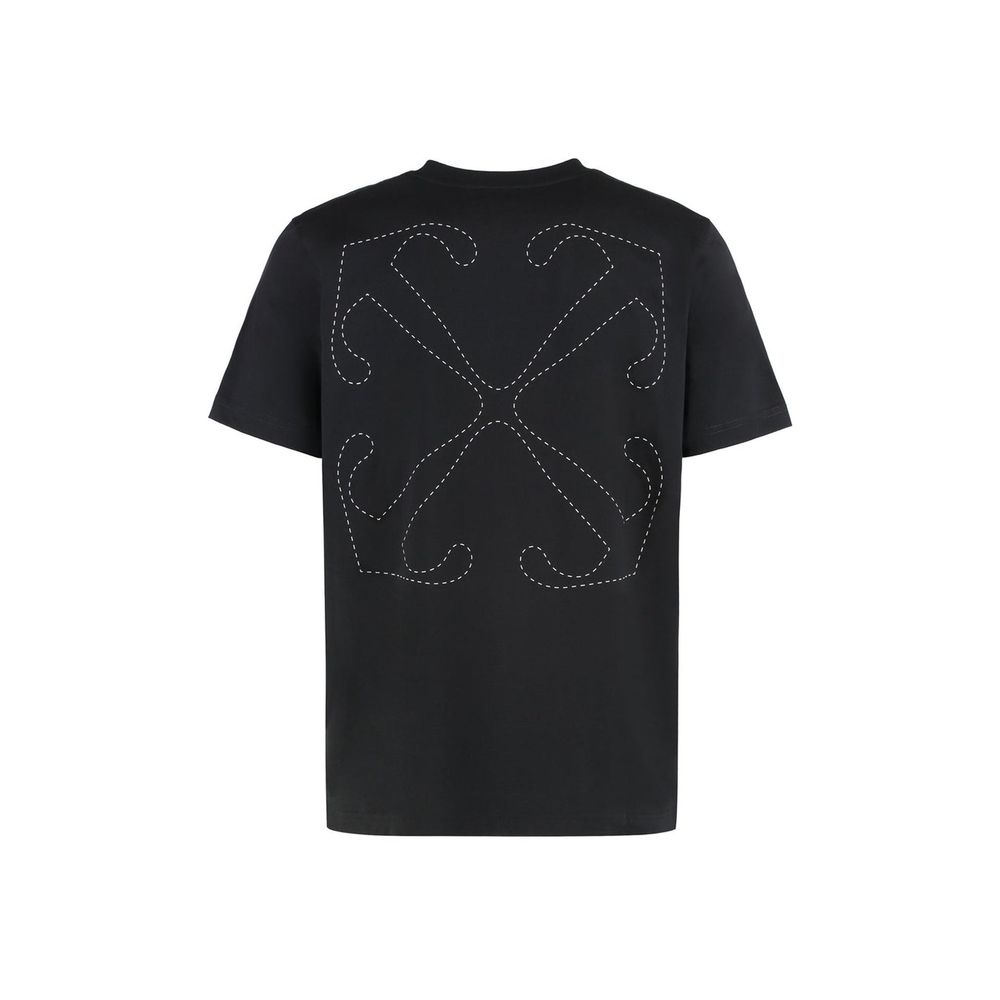 T-shirt Off-White en coton noir