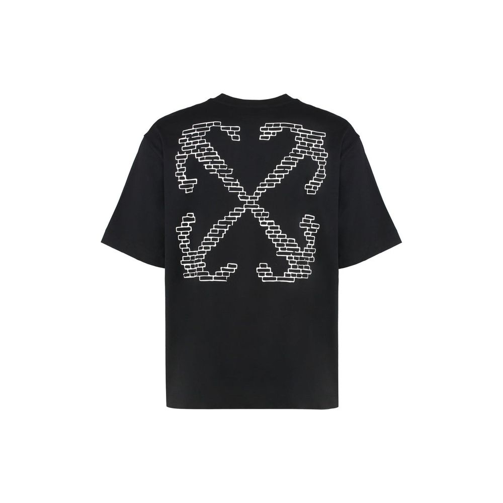 T-shirt Off-White en coton noir