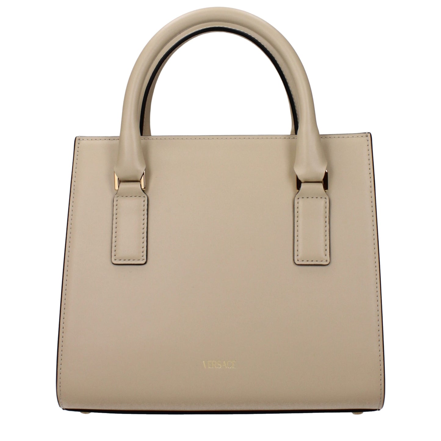 Sac à main Versace en cuir beige