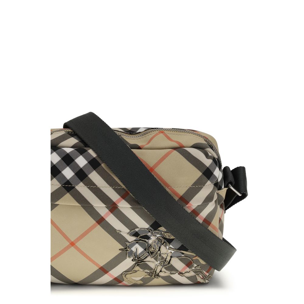 Sac bandoulière Burberry beige en polyester