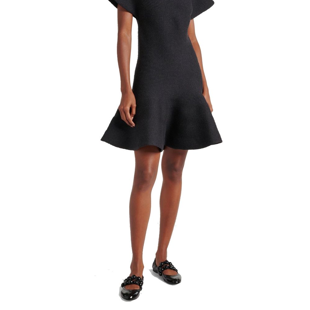 Mocassins Alaïa en cuir de veau noir