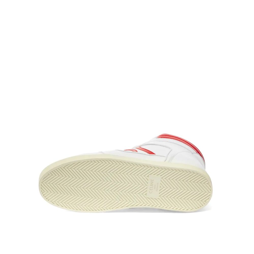 Baskets de sport Celine en cuir d'agneau blanc