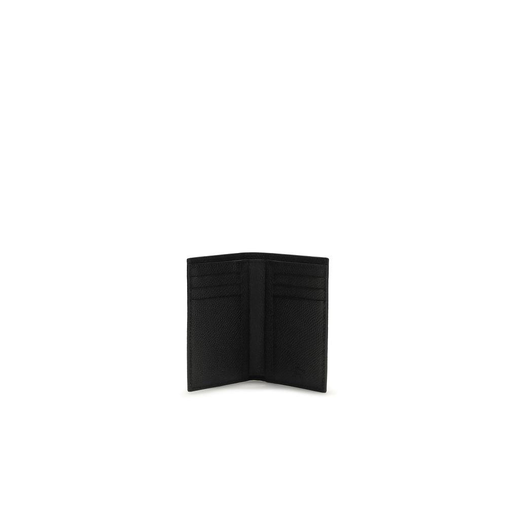Portefeuille Valentino Garavani Bos Taurus en cuir de veau noir