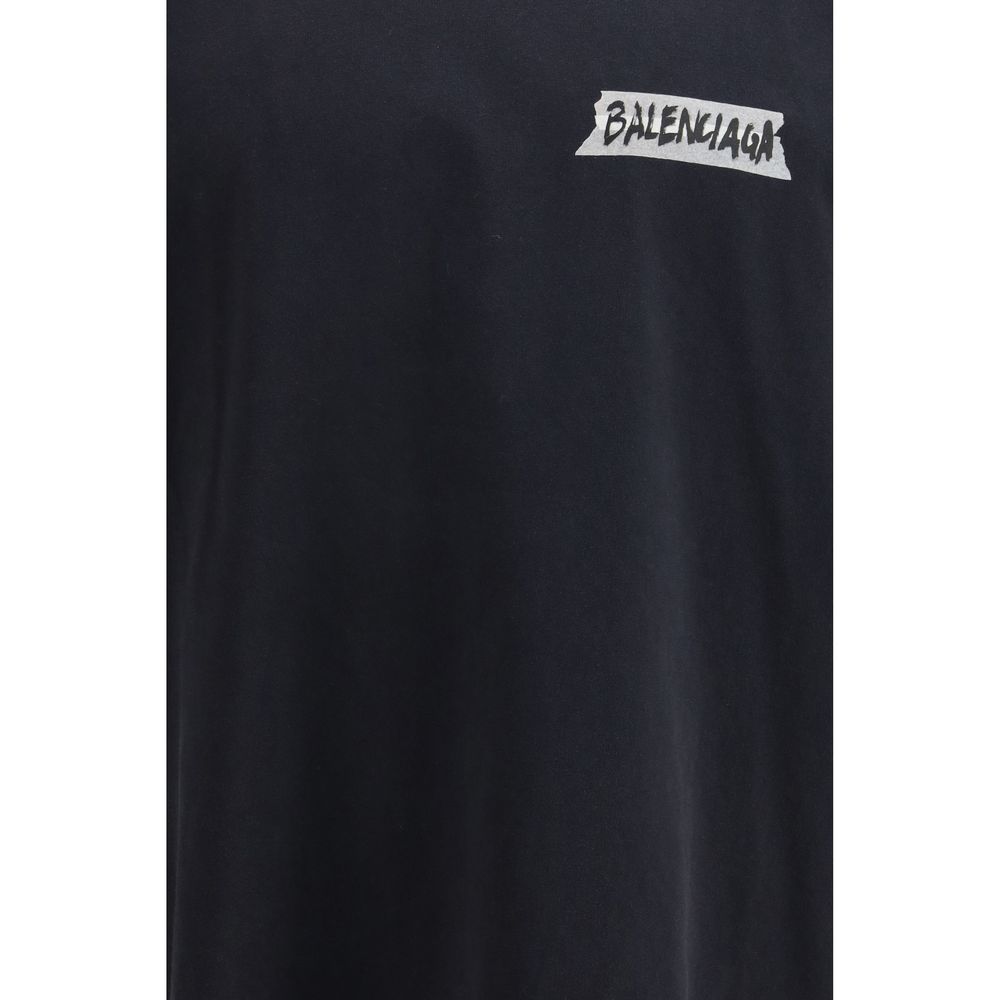 Balenciaga Zwart Katoenen T-shirt
