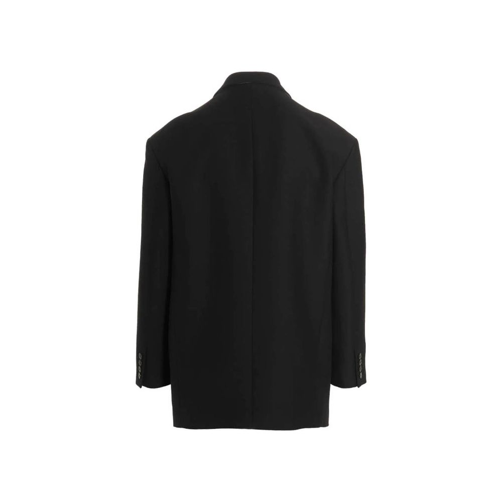 Valentino Zwarte Zijden Blazer