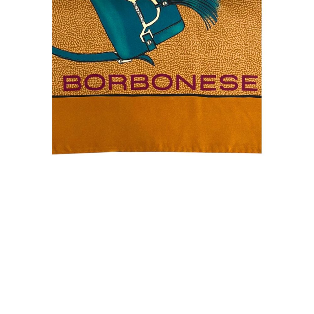 Borbonese Arancione Silk Women Scarf